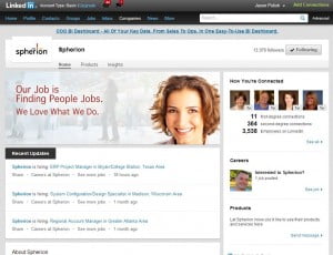 Spherion_LinkedIn_Presence
