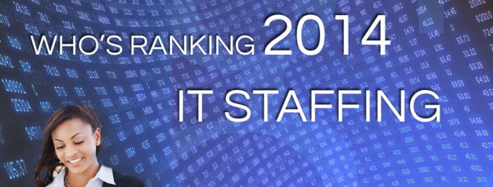 who is ranking on google for it staffing industry 2014