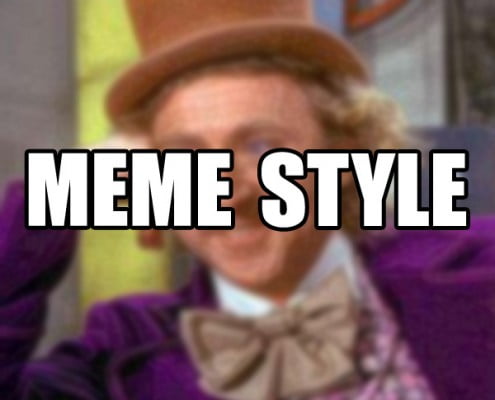how to make a meme, meme style