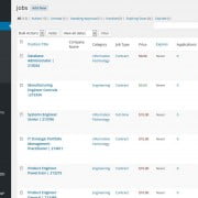 staffing site with jobs backend