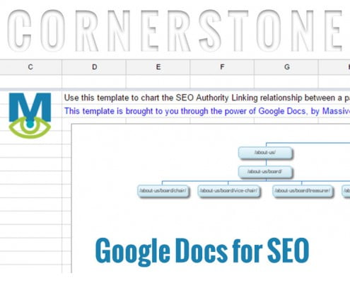 using google docs for seo cornerstone