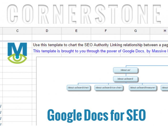 using google docs for seo cornerstone