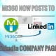 Mi360 Posts to LinkedIn Company Pages