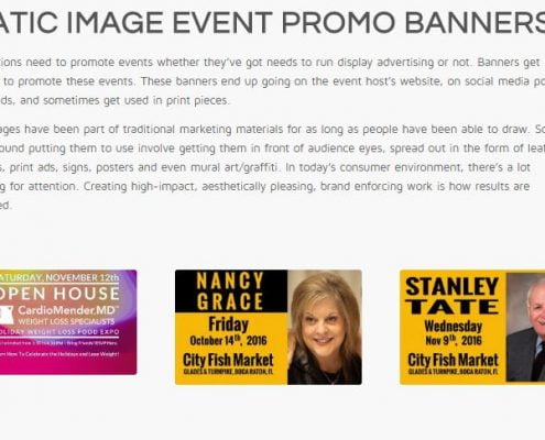 event promo banners