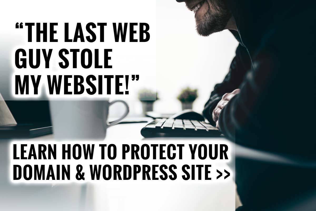 My Last Web Guy Stole My Website